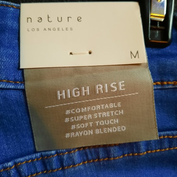 Comfortable, Super Stretch, Soft High Rise Shorts - Picture 3 of 5